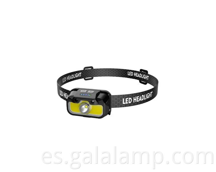 Luz de campamento recargable del sensor de movimiento con opciones de luz blanca/roja/verde